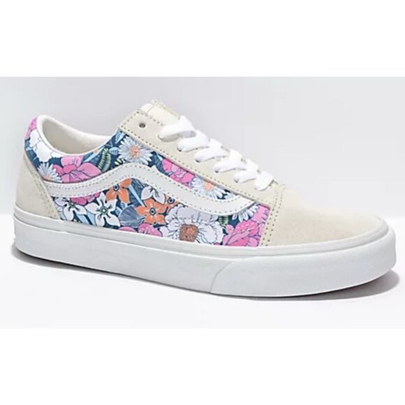 Vans Old Skool Floral Retro Sneakers - Picture 1 of 9